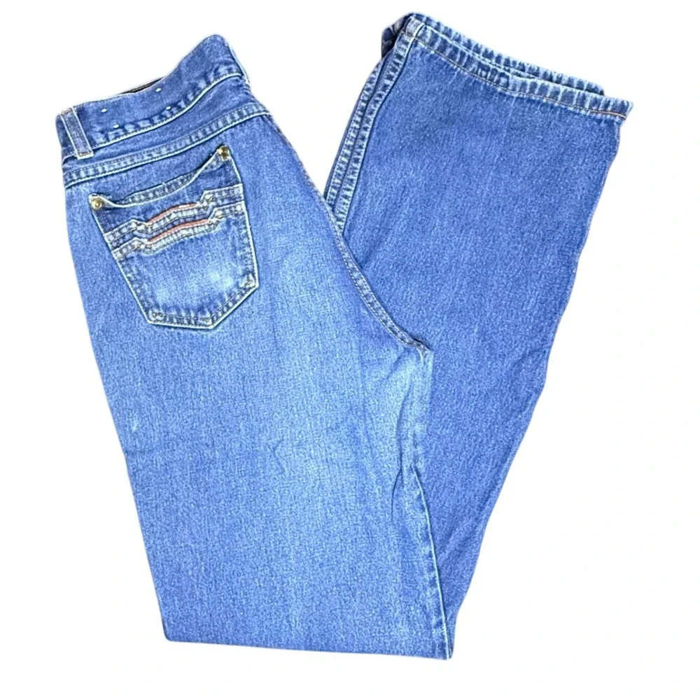 JCPenney HIS HERS Denim Jeans Blue Size‎ 12 32x34 Vintage Cotton Classic